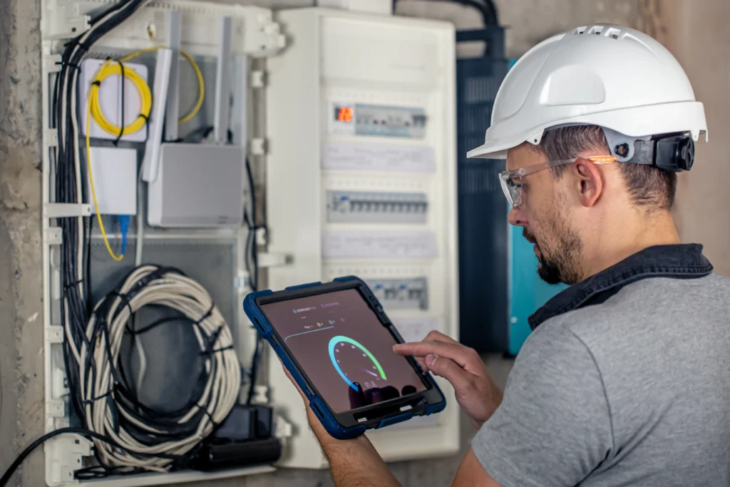 Load testing equipment used in Aziziyah for industrial structural and lifting system testing