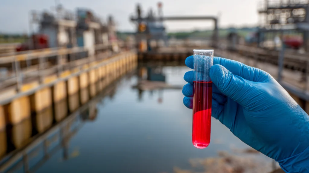 Water quality testing of samples in Jeddah laboratory using analytical instruments